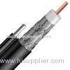 RG11 CATV Coaxial Cable with Messenger Copper Clad Steel Conductor PE Jacket