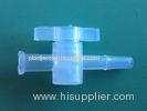 Plastic Moulding Assembly Parts Two Way Valve of Clear PP Material