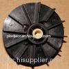 Black PA66 Injection Moulded Plastic Parts Motor / Pump Fan Blades