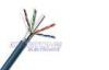 SFTP CAT6 CAT5E Network Cable 4 Pairs 23 AWG Solid Bare Copper PVC Jacket in 550 MHz