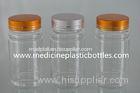 Light Weight Safety Food Grade Plastic Pill Bottles 200ml With Metal Cap