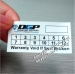 Warranty Seal Products Use Cannot Remived Warranty Date Stickers