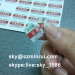 food packing labels/warranty protection labels/frangible safety seals