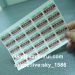 food packing labels/warranty protection labels/frangible safety seals