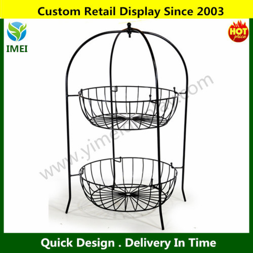 Double Round Wire Stack Display