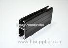 Commercial Anodized Black Aluminium Extrusion Profile 6063-T5 / T6