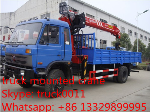 hot sale dongfeng 5ton 170hp truck mounted crane