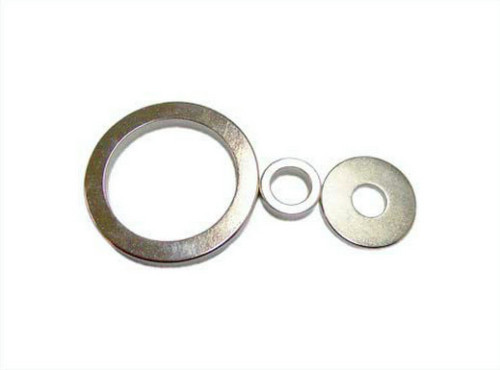 Customized large ring neodymium magnet with ZN coated