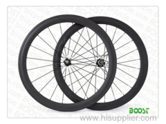 U shape 25mm width 50mm Carbon road bikes clincher Tubuless compatible used the bicycle wheel