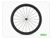 U shape 25mm width 50mm Carbon road bikes clincher Tubuless compatible used the bicycle wheel