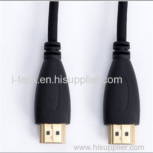 i-Teck High Speed HDMI Cable M/M 10 FT / 3 M Black OD4.0mm