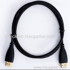 i-Teck High Speed HDMI Cable M/M 10 FT / 3 M Black OD4.0mm