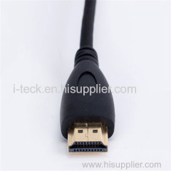 i-Teck High Speed HDMI Cable M/M 10 FT / 3 M Black OD4.0mm