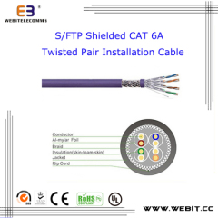 F/FTP Shielded Cat 6A Twisted Pair Installation cable