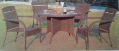 Outdoor patio furniture rattan table chairs manufacturer