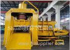 Yellow Hydraulic Metal Cutting Shear Machinery For Thin & Light Scraps