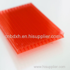 UNQ out of building material decorative plastic wall covering 4-14mm light weight pc hollow sheet