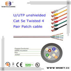 U/UTP CAT5e patch cord/patch cable