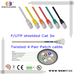 F/UTP CAT5e patch cord/patch cable
