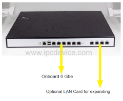 1u rackmount D525 Network appliance with 6 or 10 Lan ports for VPN Firewall hardware