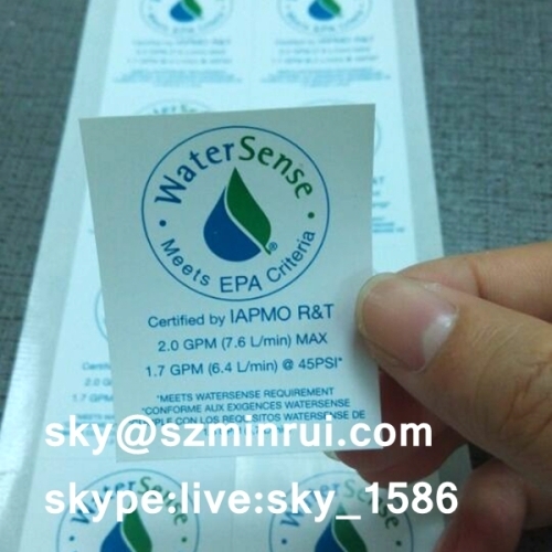 self adhesive sticker labels/paper stickers/private label cosmetics