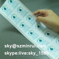 Business Use Private Design Self Adhesive Sticker Labels Cosmetics Paper Label Stickers
