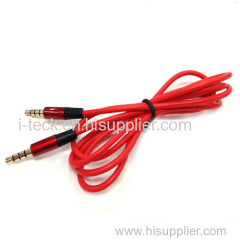 i-Teck 3.5mm connector stereo audio cable male to male car aux cable factory directly