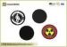 Clothing Nylon Sticker Velcro Backed Patches Printed Logo SGS ROHS