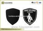 Military Velcro PVC Badge Sticking For Clothing Customized Logo