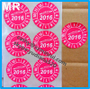 Marks label stickers usage and adhesive sticker type round mark stickers