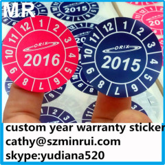 Marks label stickers usage and adhesive sticker type round mark stickers