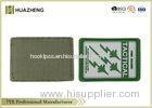 Road Sign Sticky Velcro PVC Badge For Instructions Eco-Friendly
