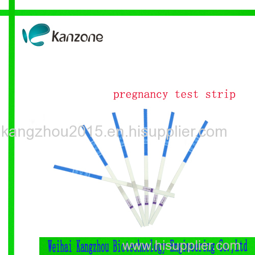 HCG pregnancy test strip 2.5mm