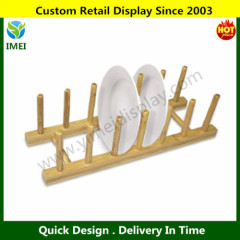 bamboo folding dish rack