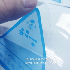 Custom Car Window Sticker Die Cutting Stickers Printed Waterproof Decals Self Adhesive Clear Static Cling Sticker