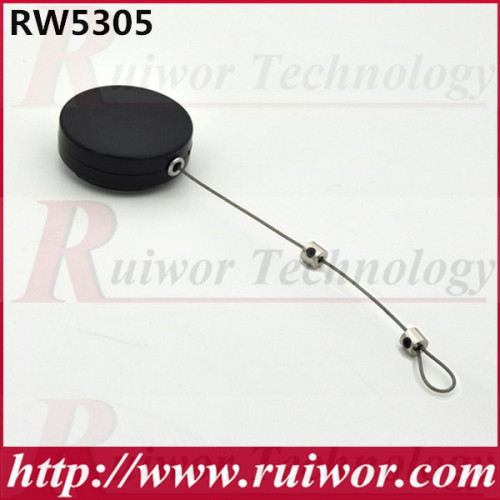 RETRACTABLE STEEL CABLE | RECOILER WITH THE BRASS CLAMP END