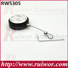 RETRACTABLE STEEL CABLE | RECOILER WITH THE BRASS CLAMP END