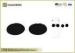 Printing Black Circle Velcro Sticky Dots Roll Reusable For Household