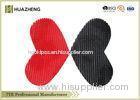 Heart Shaped Neoprene Velcro Decorative Hair Clips Eco-Friendly With PVC