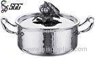 18*9CM / 20*10CM Round TriPly Cookware For Star Hotels / Restaurants / Canteen