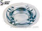 Round Cigar Ashtray With Dish Bottom 1.2mm Thickness For Hotel