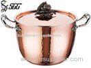 Superior 20CM 24CM 26CM Copper Tri Ply Clad Cookware For Hotel / Home