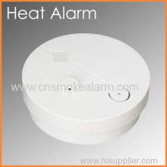 9V battery operated smoke and heat combination alarm