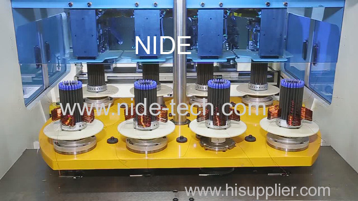 NIDE Cooperation with Panasonic group in automatic stator production line