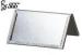 Silver Plating Two Sided Table Number Stand stainless steel Kitchen Utensils Rectangular Shape