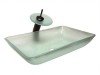 Modern Design Tempered Glass Wash Basin