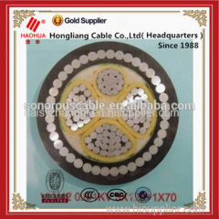 1kV Copper / Aluminium Cable XLPE insulation Armoured Cable