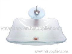 clear tempered glass basins for bathrooms