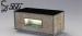Colour LED Marble Surface Mobile Buffet Stations Rectangle Shape with Heavy Duty Wheels