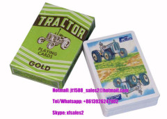 Indian Tractor Regular Index Paper Side Marked Poker Cards For Poker Analyzer